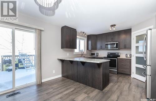 Slaferek Acreage, Vanscoy Rm No. 345, SK - Indoor Photo Showing Kitchen With Stainless Steel Kitchen