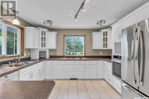 3750 Strathcona Avenue, Furdale, SK - Indoor Photo Showing Kitchen With Double Sink