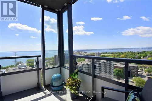 1807 - 500 Brock Avenue, Burlington, ON - Outdoor With Body Of Water With Balcony With View With Exterior