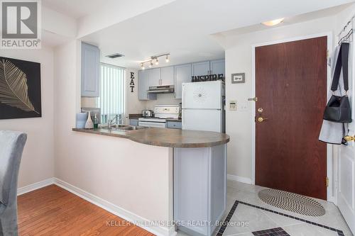 802 - 2585 Erin Centre Boulevard E, Mississauga, ON - Indoor Photo Showing Kitchen With Double Sink