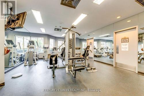1613 - 55 Kingsbridge Garden Circle, Mississauga, ON - Indoor Photo Showing Gym Room