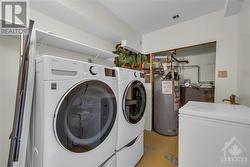 Separate laundry room for the lower level - 