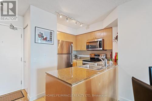 2506 - 361 Front Street W, Toronto, ON - Indoor Photo Showing Kitchen With Double Sink