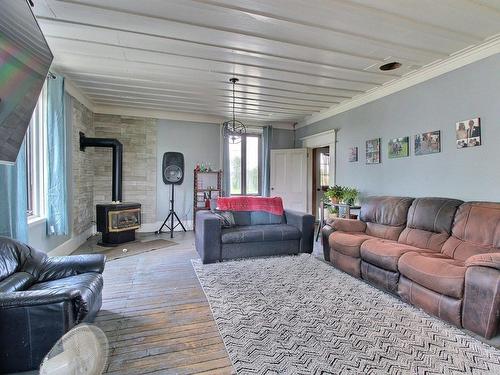 Salon - 2290 Route 269 S., Saint-Gilles, QC - Indoor Photo Showing Living Room With Fireplace