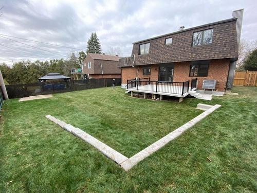 Backyard - 49 Rue Desbarats, Kirkland, QC - Outdoor With Deck Patio Veranda With Exterior