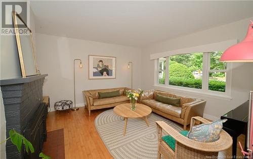 360 University Avenue, Fredericton, NB - Indoor Photo Showing Living Room With Fireplace