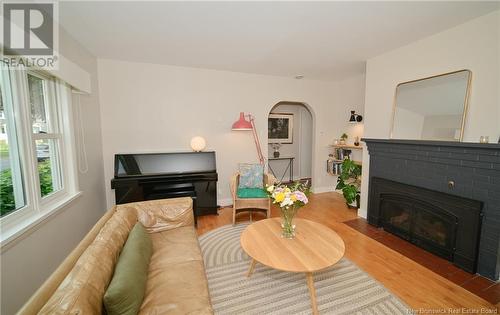 360 University Avenue, Fredericton, NB - Indoor Photo Showing Living Room With Fireplace