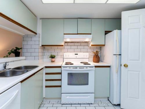 214-1200 Don Mills Rd, Toronto, ON - Indoor Photo Showing Kitchen With Double Sink