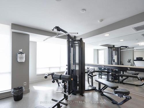 201-1801 Bayview Ave, Toronto, ON - Indoor Photo Showing Gym Room