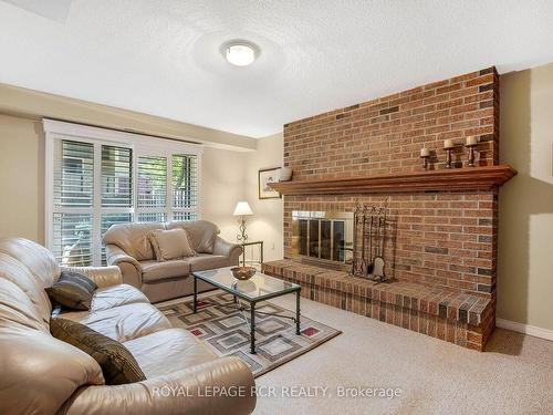 5 Wagon Trailway, Toronto, ON - Indoor Photo Showing Living Room With Fireplace