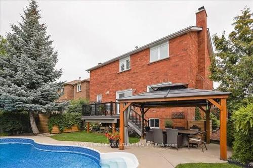 4450 Glen Erin Dr, Mississauga, ON - Outdoor With In Ground Pool With Deck Patio Veranda