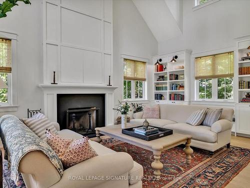 171 Fifth Line, Otonabee-South Monaghan, ON - Indoor Photo Showing Living Room With Fireplace