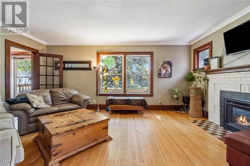 246 Kathleen Avenue, Sarnia, ON - Indoor Photo Showing Living Room With Fireplace