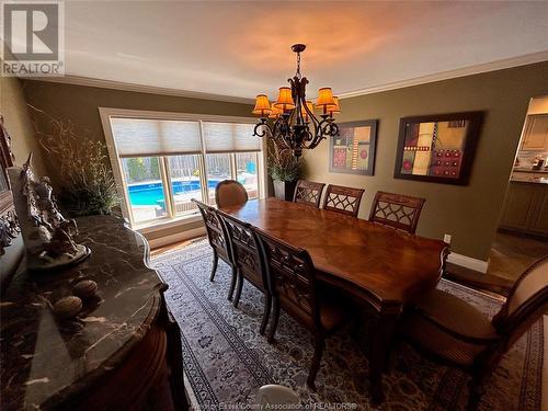 3940 Villa Borghese Drive, Windsor, ON - Indoor Photo Showing Dining Room