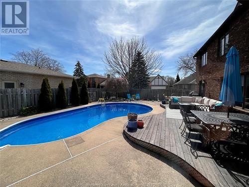 3940 Villa Borghese Drive, Windsor, ON - Outdoor With In Ground Pool