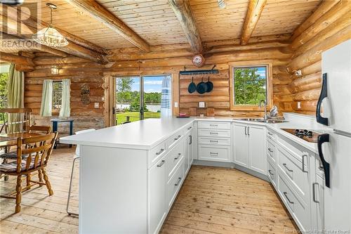 68 Fairwest Shore Road, Shediac River, NB - Indoor Photo Showing Kitchen With Double Sink