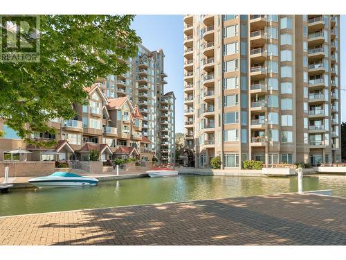 1152 Sunset Drive Unit# 405, Kelowna, BC - Outdoor With Body Of Water With Balcony With Facade