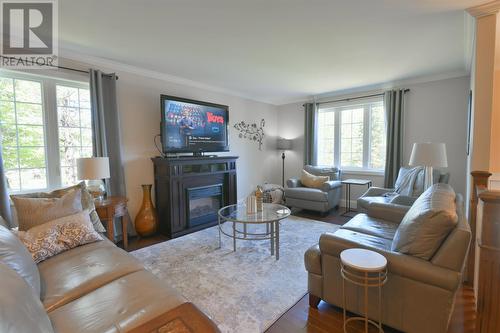 203 Airport Heights Drive, St. John'S, NL - Indoor Photo Showing Living Room With Fireplace