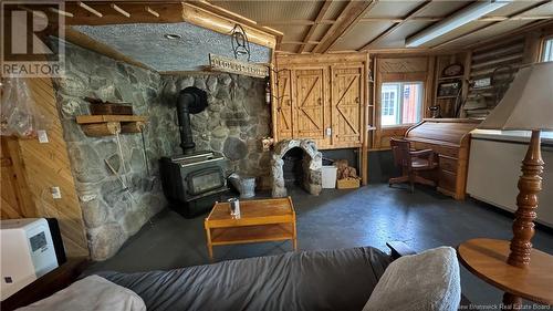 229 Beaulieu Road, Saint-François-De-Madawaska, NB - Indoor With Fireplace