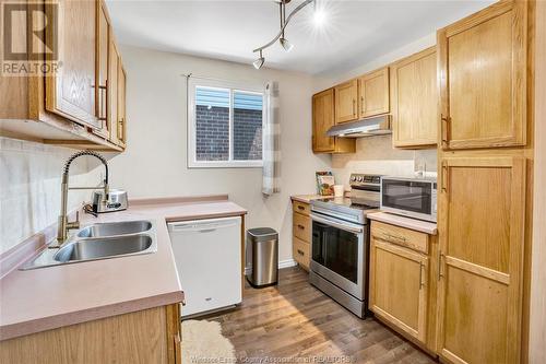 1250 Cottage Place, Windsor, ON - Indoor Photo Showing Kitchen With Double Sink