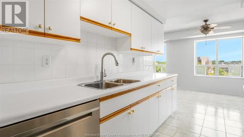 1885 Normandy Street Unit# 406, Lasalle, ON - Indoor Photo Showing Kitchen With Double Sink