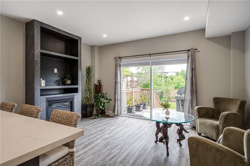 76 Melbourne Street, Hamilton, ON - Indoor Photo Showing Living Room With Fireplace