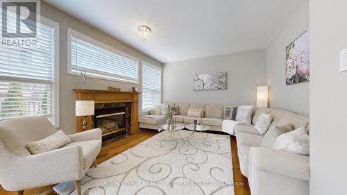 3798 Swiftdale Drive, Mississauga, ON - Indoor Photo Showing Living Room With Fireplace