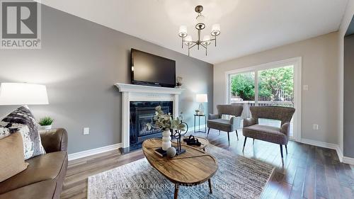 3 Finsbury Street, Barrie, ON - Indoor Photo Showing Living Room With Fireplace