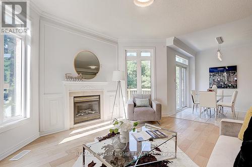 45 Shoshana Drive, Richmond Hill, ON - Indoor Photo Showing Living Room With Fireplace