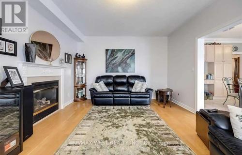 23 Sunset Ridge, Vaughan, ON - Indoor Photo Showing Living Room With Fireplace