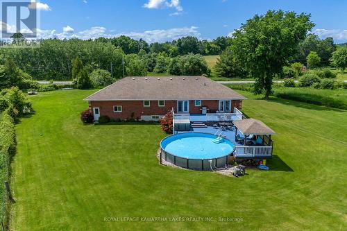 40 Station Road, Kawartha Lakes, ON - Outdoor With Above Ground Pool With Backyard