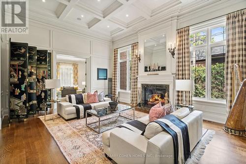 44 Fifeshire Road, Toronto, ON - Indoor Photo Showing Living Room With Fireplace