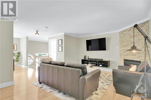 365 Greenwood Avenue, Ottawa, ON - Indoor Photo Showing Living Room With Fireplace