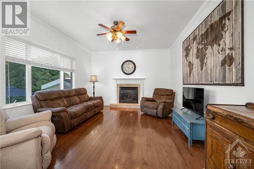 3 Galena Court, Stittsville, ON - Indoor Photo Showing Living Room With Fireplace