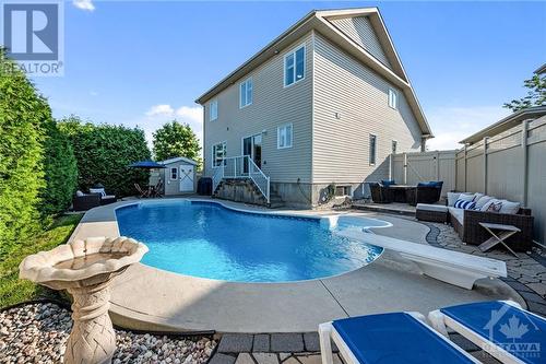 3 Galena Court, Stittsville, ON - Outdoor With In Ground Pool With Deck Patio Veranda With Backyard With Exterior