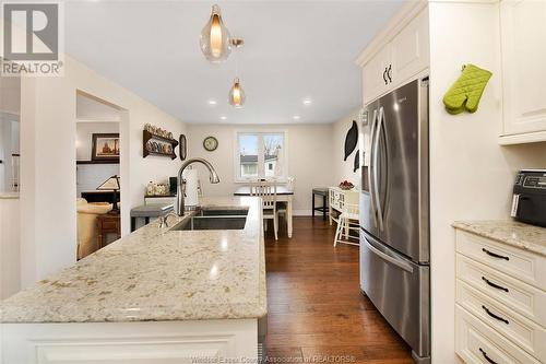 55 Beaudoin Sideroad, Amherstburg, ON - Indoor Photo Showing Kitchen With Double Sink With Upgraded Kitchen