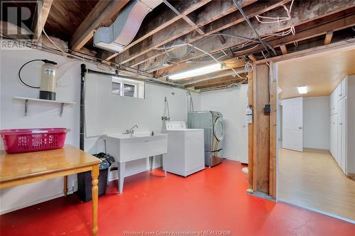 281 Villaire Avenue, Windsor, ON - Indoor Photo Showing Basement