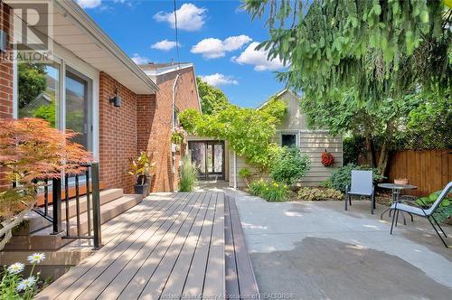 281 Villaire Avenue, Windsor, ON - Outdoor With Deck Patio Veranda