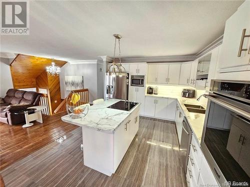 420 Principale, Petit-Rocher, NB - Indoor Photo Showing Kitchen With Double Sink With Upgraded Kitchen