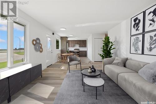 406 3Rd Street E, Delisle, SK - Indoor Photo Showing Living Room