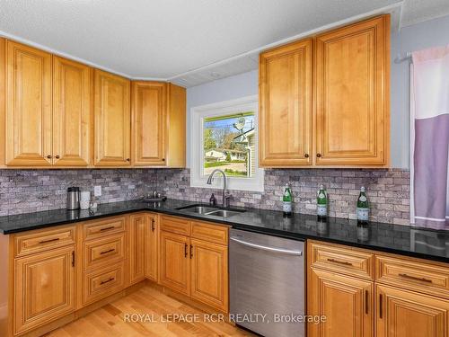 709 Mcnaughton St, South Bruce Peninsula, ON - Indoor Photo Showing Kitchen With Double Sink