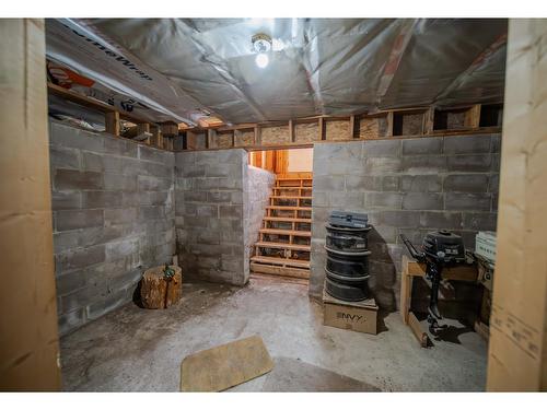 8773 Tamarack Street, Canal Flats, BC - Indoor Photo Showing Basement