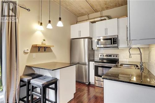 15 Devitt Avenue S Unit# 206, Waterloo, ON - Indoor Photo Showing Kitchen With Stainless Steel Kitchen With Double Sink