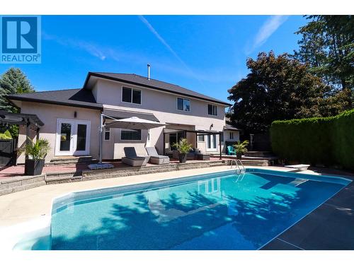 176 Evergreen Crescent, Penticton, BC - Outdoor With In Ground Pool With Backyard