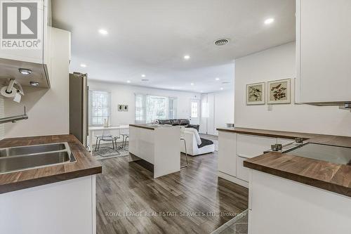 50 Beamer Avenue, St. Catharines, ON - Indoor Photo Showing Kitchen With Double Sink