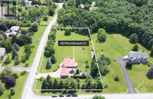 This exceptional custom home on a serene 2-acre lot. - 42 Marchbrook Circle, Kanata, ON - Outdoor With View