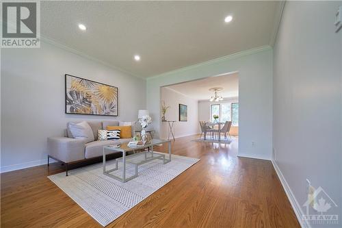 Open living and dining areas - 42 Marchbrook Circle, Kanata, ON - Indoor Photo Showing Living Room