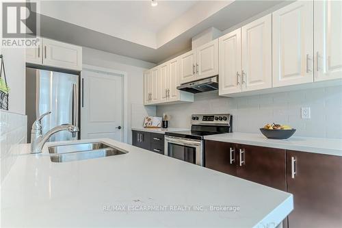 8 Birot Lane, Hamilton, ON - Indoor Photo Showing Kitchen With Double Sink With Upgraded Kitchen