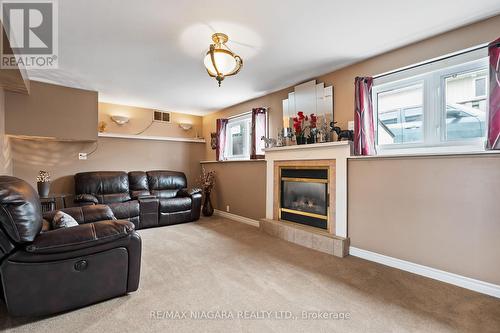 263 Barrick Road, Port Colborne, ON - Indoor Photo Showing Living Room With Fireplace