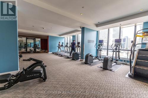 2110 - 3975 Grand Park Drive, Mississauga, ON - Indoor Photo Showing Gym Room